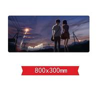 IGIRC Tapis De Souris De 5 Centimètres par Seconde, 800 X 300 X 3 Mm, Base en Caoutchouc Antidérapante, Compatible avec Les Souris Laser Et Optiques, F