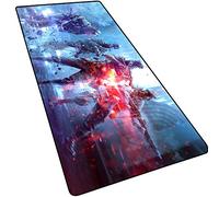 IGIRC Tapis De Souris De Jeu Battlefield 5 Vitesses |Tapis De Souris XXL | 900 X 400Mm Grand Format |Base De 3 Mm D'Épaisseur | Une Précision Et Une Vitesse Parfaites, A
