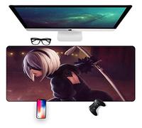 IGIRC Tapis De Souris De Jeu De L'Ère Mécanique 2B Speed, Tapis De Souris De 700 X 300 Mm, Large Tapis De Souris Grand Format XXL avec Base De 3 Mm D'Épaisseur, pour Ordinateurs Portables, Pc, C