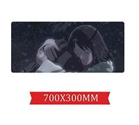 IGIRC Tapis De Souris De Jeu De Vitesse 5 Centimètres par Seconde |Tapis De Souris XXL | 700 X 300Mm Grand Format |Base De 2Mm D'Épaisseur | Précision Et Vitesse Parfaites, C