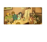 IGIRC Tapis De Souris De Jeu De Vitesse De Bande Dessinée par Steins Gate, Tapis De Souris 800X300Mm, Grand Tapis De Souris Grand Format XXL avec Base Épaisse De 3 Mm, pour Ordinateurs Portables