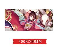 IGIRC Tapis De Souris De Jeu De Vitesse De Style Chinois |Tapis De Souris XXL | 700 X 300Mm Grand Format |Base De 2Mm D'Épaisseur | Précision Et Vitesse Parfaites, F