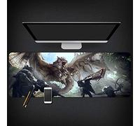 IGIRC Tapis De Souris De Jeu De Vitesse Dechasseur De Monstre| Tapis De Souris XXL | 900 X 400Mm Grand Format |Base De 3 Mm D'Épaisseur | Précision Et Vitesse Parfaites, F