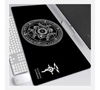 IGIRC Tapis De Souris De Jeu De Vitesse Fullmetal Alchemist |Tapis De Souris XXL | 900 X 400Mm Grand Format |Base De 3 Mm D'Épaisseur | Précision Et Vitesse Parfaites, V