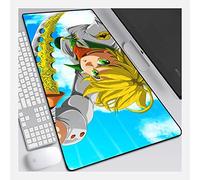 IGIRC Tapis De Souris De Jeu De Vitesse Les Sept Péchés Capitaux |Tapis De Souris XXL | 900 X 400Mm Grand Format |Base De 3 Mm D'Épaisseur | Précision Et Vitesse Parfaites, J