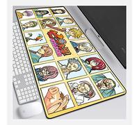 IGIRC Tapis De Souris De Jeu De Vitesse Les Sept Péchés Capitaux |Tapis De Souris XXL | 900 X 400Mm Grand Format |Base De 3 Mm D'Épaisseur | Précision Et Vitesse Parfaites, B