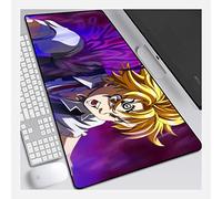 IGIRC Tapis De Souris De Jeu De Vitesse Les Sept Péchés Capitaux |Tapis De Souris XXL | 900 X 400Mm Grand Format |Base De 3 Mm D'Épaisseur | Précision Et Vitesse Parfaites, V