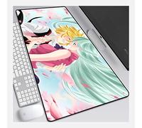 IGIRC Tapis De Souris De Jeu De Vitesse Les Sept Péchés Capitaux |Tapis De Souris XXL | 900 X 400Mm Grand Format |Base De 3 Mm D'Épaisseur | Précision Et Vitesse Parfaites, U