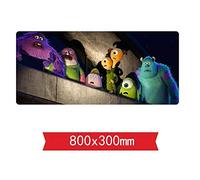 IGIRC Tapis De Souris De Jeu De Vitesse Monsters University |Tapis De Souris XXL | 800 X 300Mm Grand Format |Base De 2Mm D'Épaisseur | Précision Et Vitesse Parfaites, Q