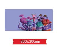 IGIRC Tapis De Souris De Jeu De Vitesse Monsters University |Tapis De Souris XXL | 800 X 300Mm Grand Format |Base De 2Mm D'Épaisseur | Précision Et Vitesse Parfaites, B