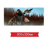 IGIRC Tapis De Souris De Jeu Dota - Dimension 800 X 300 X 3 Mm - Base en Caoutchouc Antidérapante - Tissage Texturé Traité Spécial Et Bord Cousu, K