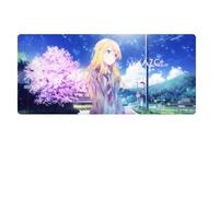 IGIRC Tapis De Souris De Jeu Lie in April - Dimension 800 X 300 X 3 Mm - Base en Caoutchouc Antidérapante - Tissage Texturé Traité Spécial Et Bord Cousu, J