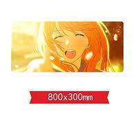 IGIRC Tapis De Souris De Jeu Lie in April - Dimension 800 X 300 X 3 Mm - Base en Caoutchouc Antidérapante - Tissage Texturé Traité Spécial Et Bord Cousu, N