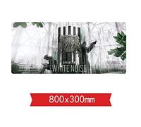 IGIRC Tapis De Souris De Jeu Rainbowsix - Dimension 800 X 300 X 3 Mm - Base en Caoutchouc Antidérapante - Tissage Texturé Traité Spécial Et Bord Cousu, G