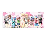 IGIRC Tapis De Souris De Jeu Rapide De Projet East Project, Tapis De Souris 900X400 Mm, Grand Tapis De Souris Grand Format XXL avec Base Épaisse De 3 Mm, PourOrdinateurs Portables, Pc, C