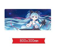 IGIRC Tapis De Souris en Forme De Bande Dessinée Mouse Mat Gaming, 800 X 300 X 3 Mm, Base en Caoutchouc Antidérapante, Compatible avec Les Souris Laser Et Optiques, I