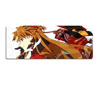 IGIRC Tapis De Souris Evangelion 800X300Mm, Tapis De Souris Speed Gaming, Tapis De Souris Grand Format XXL avec Base De 2Mm D'Épaisseur, pour Ordinateurs Portables, Pc, Q
