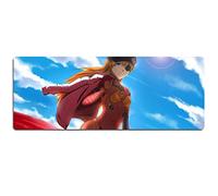 IGIRC Tapis De Souris Evangelion 800X300Mm, Tapis De Souris Speed Gaming, Tapis De Souris Grand Format XXL avec Base De 2Mm D'Épaisseur, pour Ordinateurs Portables, Pc