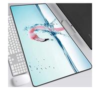 IGIRC Tapis De Souris Flamingo 900X400Mm, Literie Étendue, XXL Étendu, Grand Tapis De Souris Professionnel avec Base De 3Mm D'Épaisseur, pour Ordinateurs Portables, Pc