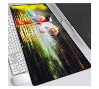 IGIRC Tapis De Souris Flamingo 900X400Mm, Literie Étendue XXL, Grand Tapis De Souris Professionnel avec Base De 3Mm D'Épaisseur, pour Ordinateurs Portables, Pc, N