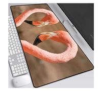 IGIRC Tapis De Souris Flamingo 900X400Mm, Literie Étendue XXL, Grand Tapis De Souris Professionnel avec Base De 3Mm D'Épaisseur, pour Ordinateurs Portables, Pc, V
