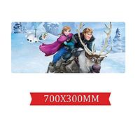 IGIRC Tapis De Souris Frozen Cartoon 700X300Mm, XXL Étendu Grand Tapis De Souris De Jeu Professionnel avec Base De 3Mm D'Épaisseur, pour Ordinateurs Portables, Pc,