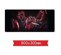 IGIRC Tapis De Souris Gaming De La Tour À Couteau - Dimension 800 X 300 X 3 Mm - Base en Caoutchouc Antidérapante - Tissage Texturé Traité Spécial Et Bord Cousu, D