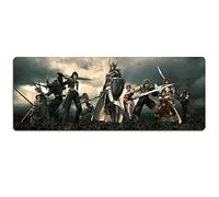 IGIRC Tapis De Souris Gaming Fantasy Final, Dimension 800 X 300 X 3 Mm, Base en Caoutchouc Antidérapant, Tissu Texturé Traité Spécial Et Bord Cousu, Largeur