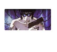 IGIRC Tapis De Souris Ghost in The Shell, 800 X 300 X 3 Mm, Base en Caoutchouc Antidérapante, Compatible avec Les Souris Laser Et Optiques, E