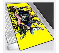 IGIRC Tapis De Souris Justice 800X300Mm De My Hero Academia One, Tapis De Souris Gaming De Précision Et De Rapidité avec Base De 3Mm D'Épaisseur, pour Ordinateurs Portables, Pc, Q