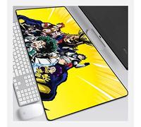 IGIRC Tapis De Souris Justice 900X400Mm De My Hero Academia One, Tapis De Souris De Jeu Rapide Et Précis avec Base De 3Mm D'Épaisseur, pour Ordinateurs Portables, Pc