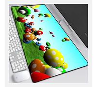IGIRC Tapis De Souris Louise Mario 900X400Mm, Tapis De Souris De Jeu d'une Précision Et d'une Rapidité Parfaites avec Une Base De 3Mm D'Épaisseur, pour Ordinateurs Portables