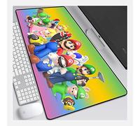 IGIRC Tapis De Souris Louise Mario 900X400Mm, Tapis De Souris Gaming avec Base Épaisse Et Précise, pour Ordinateur Portable, Pc, P