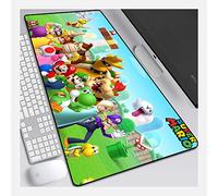 IGIRC Tapis De Souris Louise Mario 900X400Mm, Tapis De Souris Gaming avec Base Épaisse Et Précise, pour Ordinateur Portable