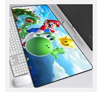 IGIRC Tapis De Souris Louise Mario 900X400Mm, Tapis De Souris Gaming avec Base Épaisse Et Précise, pour Ordinateur Portable, Pc, K