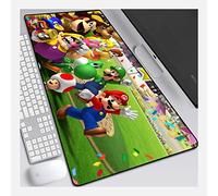 IGIRC Tapis De Souris Louise Mario 900X400Mm, Tapis De Souris Gaming avec Base Épaisse Et Précise, pour Ordinateur Portable, Pc