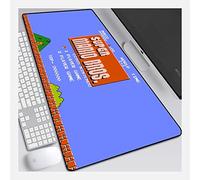 IGIRC Tapis De Souris Louise Mario 900X400Mm, Tapis De Souris Gaming avec Base Épaisse Et Précise, pour Ordinateur Portable, Pc, R