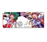 IGIRC Tapis De Souris Macross Speed Gaming, Tapis De Souris 800 X 300 Mm, Large Tapis De Souris Grand Format XXL avec Base De 3 Mm D'Épaisseur, pour Ordinateurs Portables, Pc, K