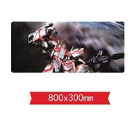 IGIRC Tapis De Souris Mobile Warrior pour Garçon, 800 X 300 X 3 Mm, Base en Caoutchouc Antidérapante, Compatible avec Les Souris Laser Et Optiques, Q