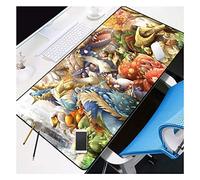 IGIRC Tapis de Souris Monster Hunter Speed Gaming Mouse Pad | XXL Mousepad |800 x 300mm Large Size| 3mm-Thick Base | Perfect Precision and Speed, K
