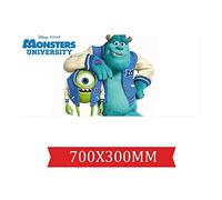 IGIRC Tapis De Souris Monsters University 700X300Mm, Grand Tapis De Souris De Jeu Professionnel Grand Format XXL avec Base Épaisse De 3 Mm, pour Ordinateurs Portables, Pc, Q
