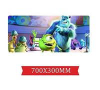 IGIRC Tapis De Souris Monsters University 700X300Mm, Grand Tapis De Souris De Jeu Professionnel Grand Format XXL avec Base Épaisse De 3 Mm, pour Ordinateurs Portables