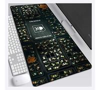 IGIRC Tapis De Souris Rainbow Six Siege 900X400Mm, Tapis De Souris Speed Gaming, Tapis De Souris Allongé Grand Format XXL avec Socle De 3 Mm D'Épaisseur, pour Ordinateurs De C