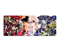 IGIRC Tapis De Souris Rebel Lulu 800X300Mm Extra-Large, Tapis De Jeu, Tapis De Souris Anti-Dérapant en Caoutchouc Naturel avec Bordure Verrouillable De 3 Mm