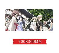 IGIRC Tapis De Souris Sora Kasugano 700X300Mm, XXL Étendu Grand Tapis De Souris De Jeu Professionnel avec Base De 3Mm D'Épaisseur, pour Ordinateurs Portables, Pc