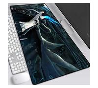 IGIRC Tapis De Souris Speed Gaming Shooter Rock Noir, Tapis De Souris 900X400Mm, Large Tapis De Souris Grand Format XXL avec Base Épaisse De 3 Mm, Précision Et Vitesseparfaites