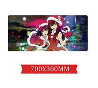 IGIRC Tapis De Souris Steins Gate 700X300Mm, Tapis De Souris Gaming avec Base Épaisse Et Précise, pour Ordinateur Portable, Pc, J