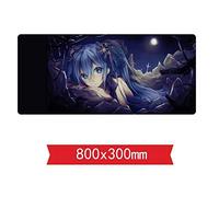 IGIRC Tapis De Souris Super Mignon 800X300Mm, Tapis De Souris Speed Gaming, Tapis De Souris Grand Format XXL avec Base De 2Mm D'Épaisseur, pour Ordinateurs Portables, Pc, Q