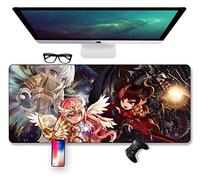 IGIRC Tapis De Souris Warrior War 700X300Mm, Tapis De Souris Speed Gaming, Large XXL Large Tapis De Souris avec Base Épaisse De 2Mm, pour Ordinateurs Portables, Pc