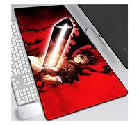 IGIRC Trèfle Noir Tapis De Souris Anime Speed Gaming |Tapis De Souris XXL | 900 X 400Mm Grand Format |Base De 3 Mm D'Épaisseur | Précision Et Rapidité Parfaites, E